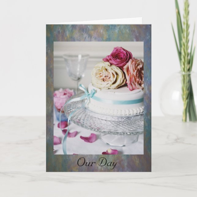 Nossos Cartões de Casamento de Dia (Frente)