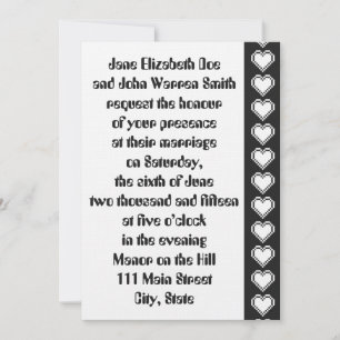 Nossos Copas de 8 Bits no Convite para Casamento N