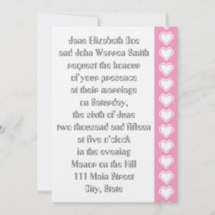 Nossos Corações de 8 Bits no Convite de Casament