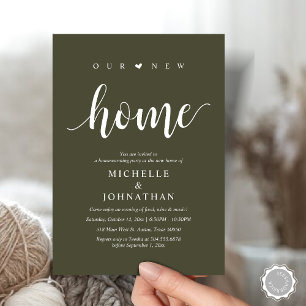 Nossos novos cartões de convite de festas caseiros