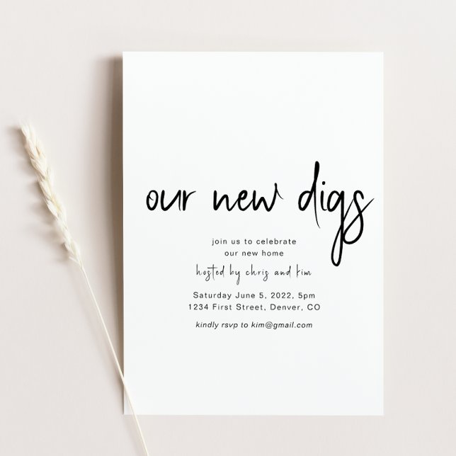 Nossos novos Convites de festas de aquecimento dom (Criador carregado)