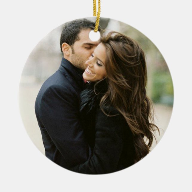 Nossos primeiros feriados dos enfeites de natal | (Frente)