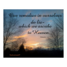 NOSSOS RECURSOS EM NÓS PRÓPRIOS SHAKESPEARE POSTER