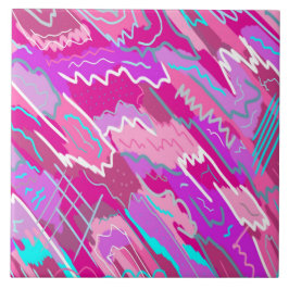 Nostalgia Pop Art em Magenta