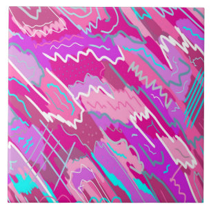 Nostalgia Pop Art em Magenta
