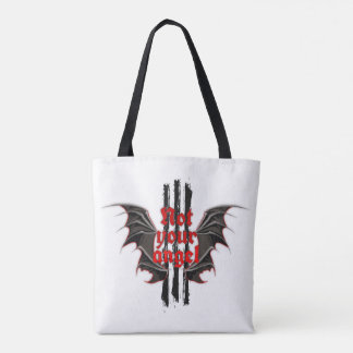 Not Your Angel Tote Bag – Alt Girl Gothic Style