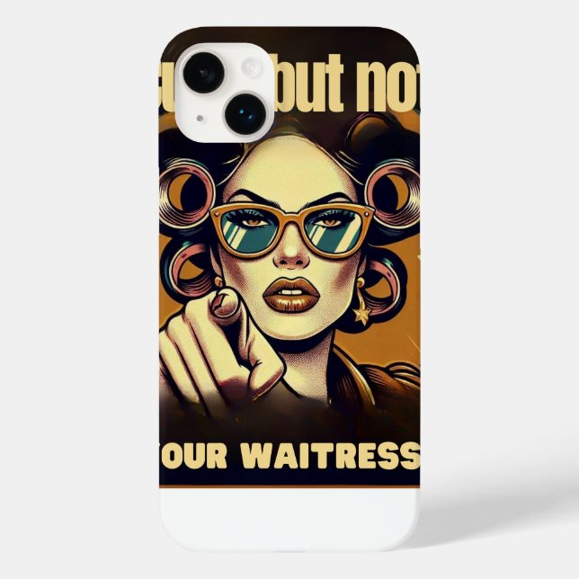 Not Your Waitress – Retro Empowerment Art (Verso)