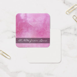 Nota artística minúscula da mandala & da aguarela