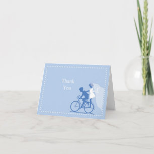 Nota de Agradecimento Casal Bicicleta Azul