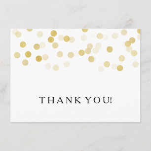 Nota de Agradecimento de Casamento com Luzes de Br