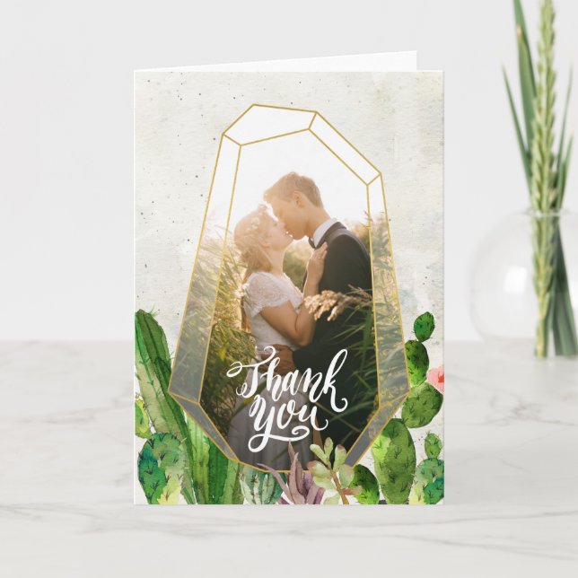 Nota de Agradecimento de Suculentas do Deserto - P (Frente)