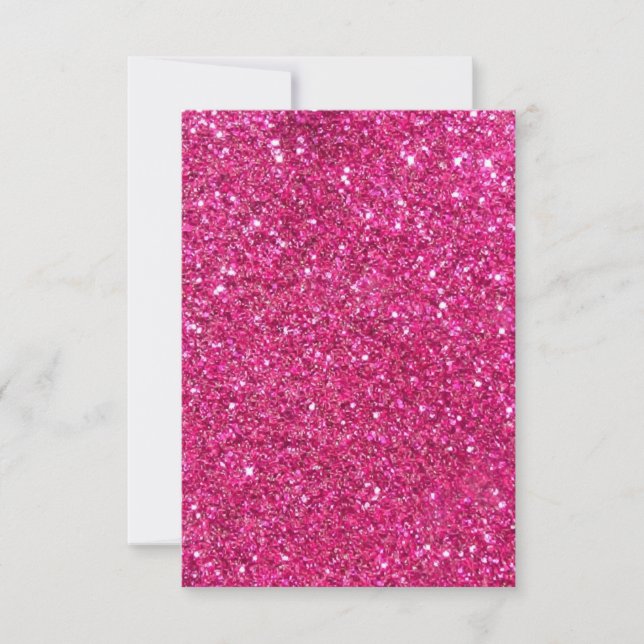 Nota de Agradecimento Pink Bling (Frente)