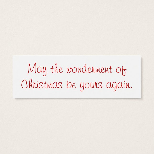 Nota de LOVE natais vintages (Verso)