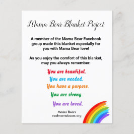 Nota do Projeto Mama Bear Blanket