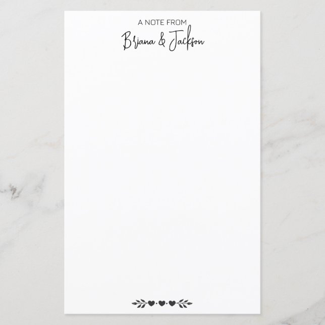 Nota Moderna A Da Caligrafia (Frente)