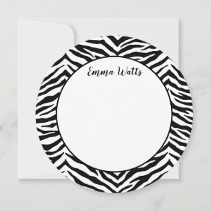 Nota Plana Cartão-Zebra Impressão