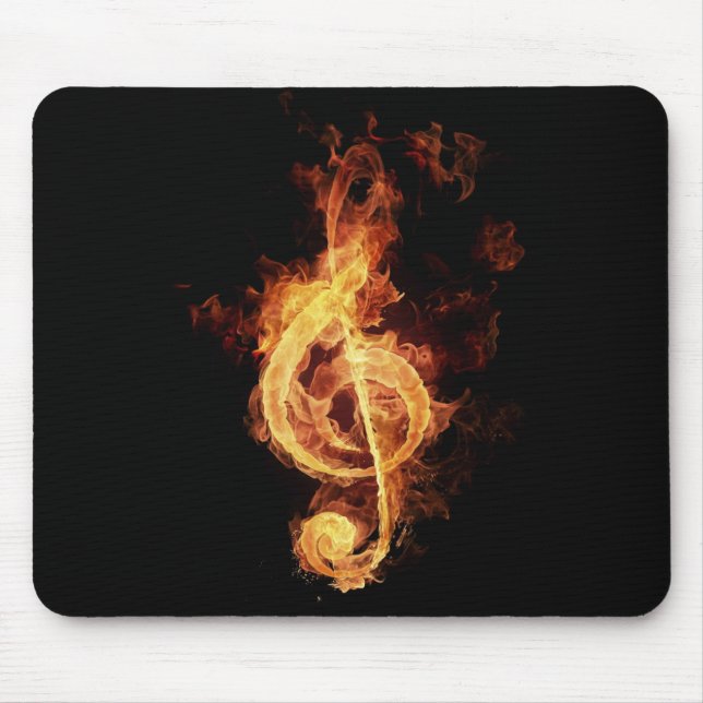 Nota quente - desenhista Mousepad (Frente)