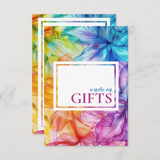 Nota sobre o cartão GIFTS Bloom Eteal (Frente/Verso)
