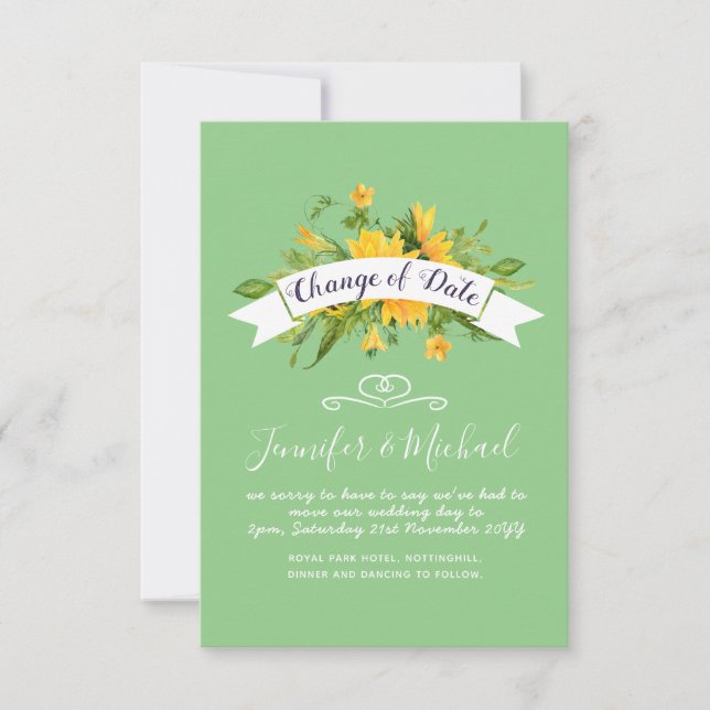 Nota sobre Planos de Adiamento de Data de Girassói (Frente)