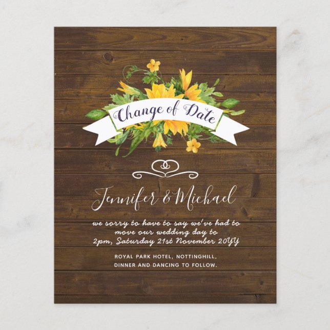 Nota sobre Planos de Adiamento de Data de Girassói (Frente)