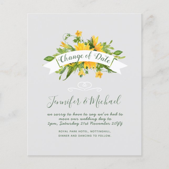 Nota sobre Planos de Adiamento de Data de Girassói (Frente)