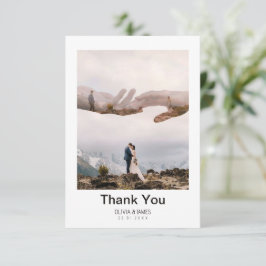 Nota W de Cartões de agradecimentos de Casamento d