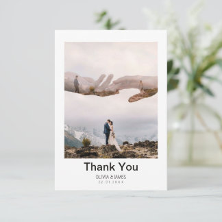 Nota W de Cartões de agradecimentos de Casamento d