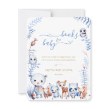 Animais da Floresta Trazem um Cartão de Chá de fra