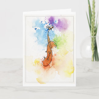 Notas Apreciação de Instrumentos de Cordas - Cartão em B