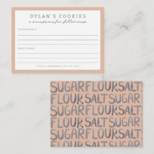 Notas Bacia Infantil de Aniversário   Cartão de Receita 