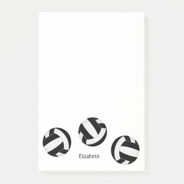 Notas bloco de anotações preto com nome de atleta ou tre (Frente)