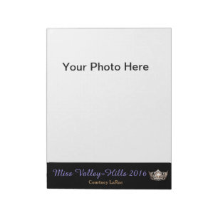 Notas Bloco de Autógrafos de Fotos de Concurso ao Estilo