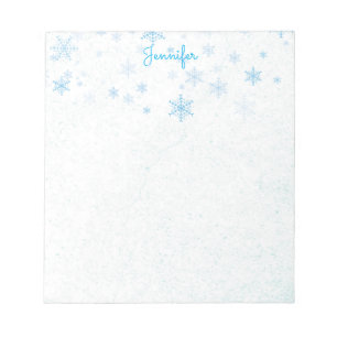 Notas Bloco de Neve Nome de Neve de Script de Rico - Blo
