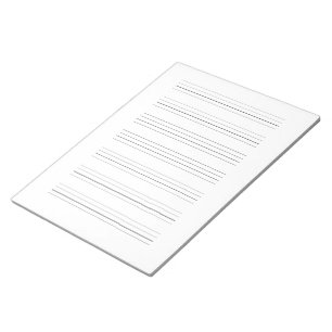 Notas Bloco de papel para prática de caligrafia e escrit