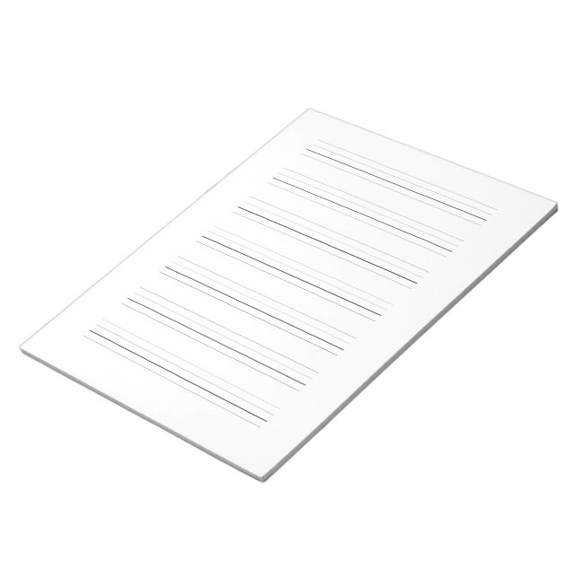 Notas Bloco de papel para prática de caligrafia e escrit (Inclinado)
