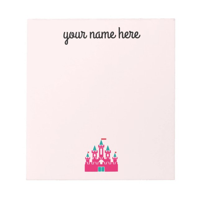 Notas Bloco de Papel Personalizado para Meninas (Frente)