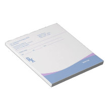Bloco de Prescrição Médica, Médico escrevendo