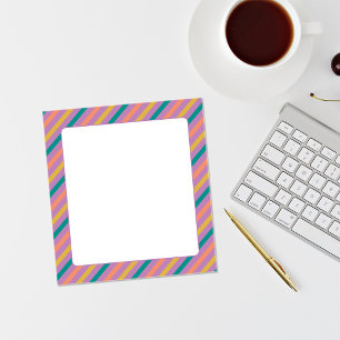 Notas Bloco de tiras coloridas