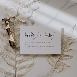 Notas Boho Heart Books Para Cartão De Solicitação De Chá