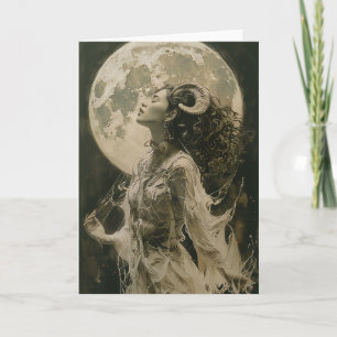 Notas Capricorn Tarot Astrology, Zodiac, Cartão de Anive