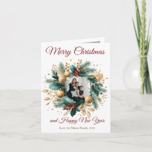 Notas Cartão com fotos Personalizado de Frota de Natal