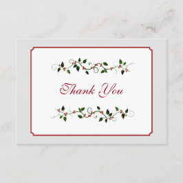 Notas Cartão de agradecimento de casamento de dezembro n