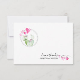 Notas Cartão de agradecimento do dia dos namorados Cacto