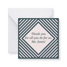 Cartão de Agradecimento para Professor