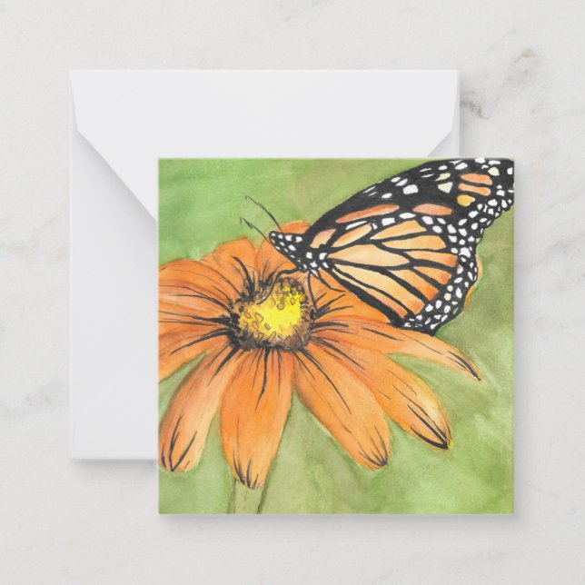 Notas Cartão de Aniversário com Aquarela (Frente)