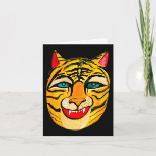 Notas Cartão de Atenção de Aniversário Feliz do Tigre-Ri