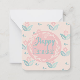 Notas Cartão de Boas Festas de Hanukkah