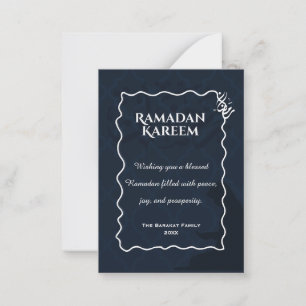 Notas Cartão de Boas Festas Islâmico Elegante Ramadan Ka