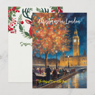 Notas Cartão de Boas Festas 'Natal em Londres'