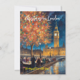 Notas Cartão de Boas Festas 'Natal em Londres'